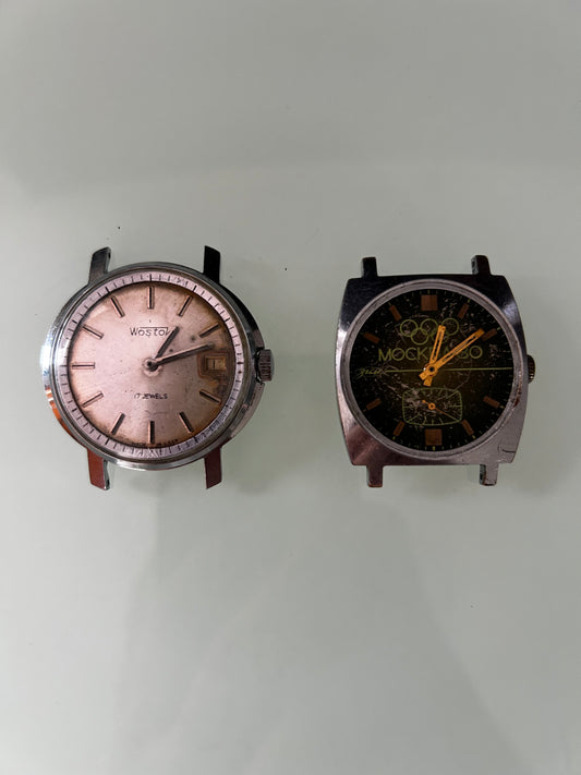 LOT#1 Vostok/ZIM HAU-Uhren mit Defekten / mechanical watches with defects